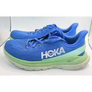MNS Hoka One One Sneakers Mach 4 Profly BLU/ GRN Running Shoes SZ 8D